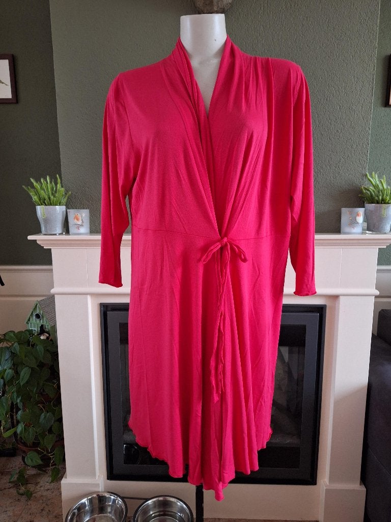 Atmos Fashion roze cardigan vest 46 XXL, Kleding | Dames, Verzenden, Maat 46/48 (XL) of groter, Zo goed als nieuw, Roze