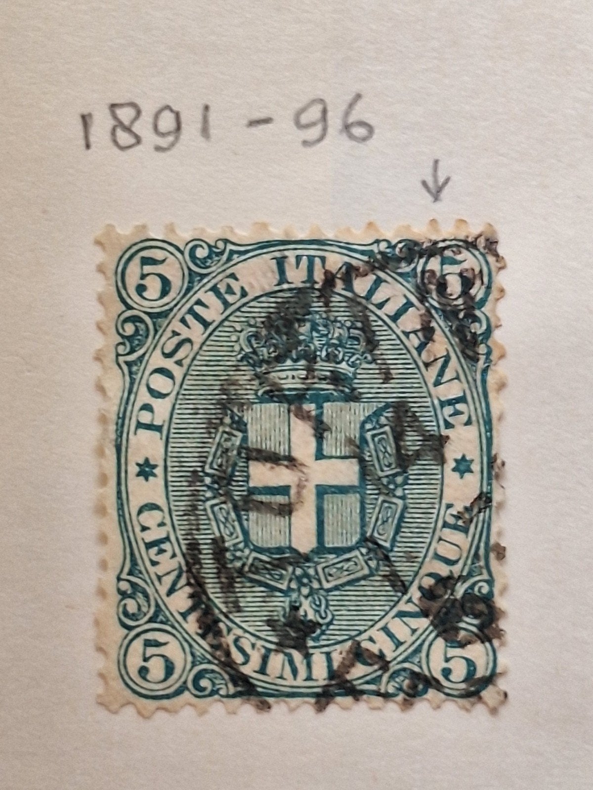 Italiaanse postzegels 1891-1896,  I 1, Ophalen of Verzenden