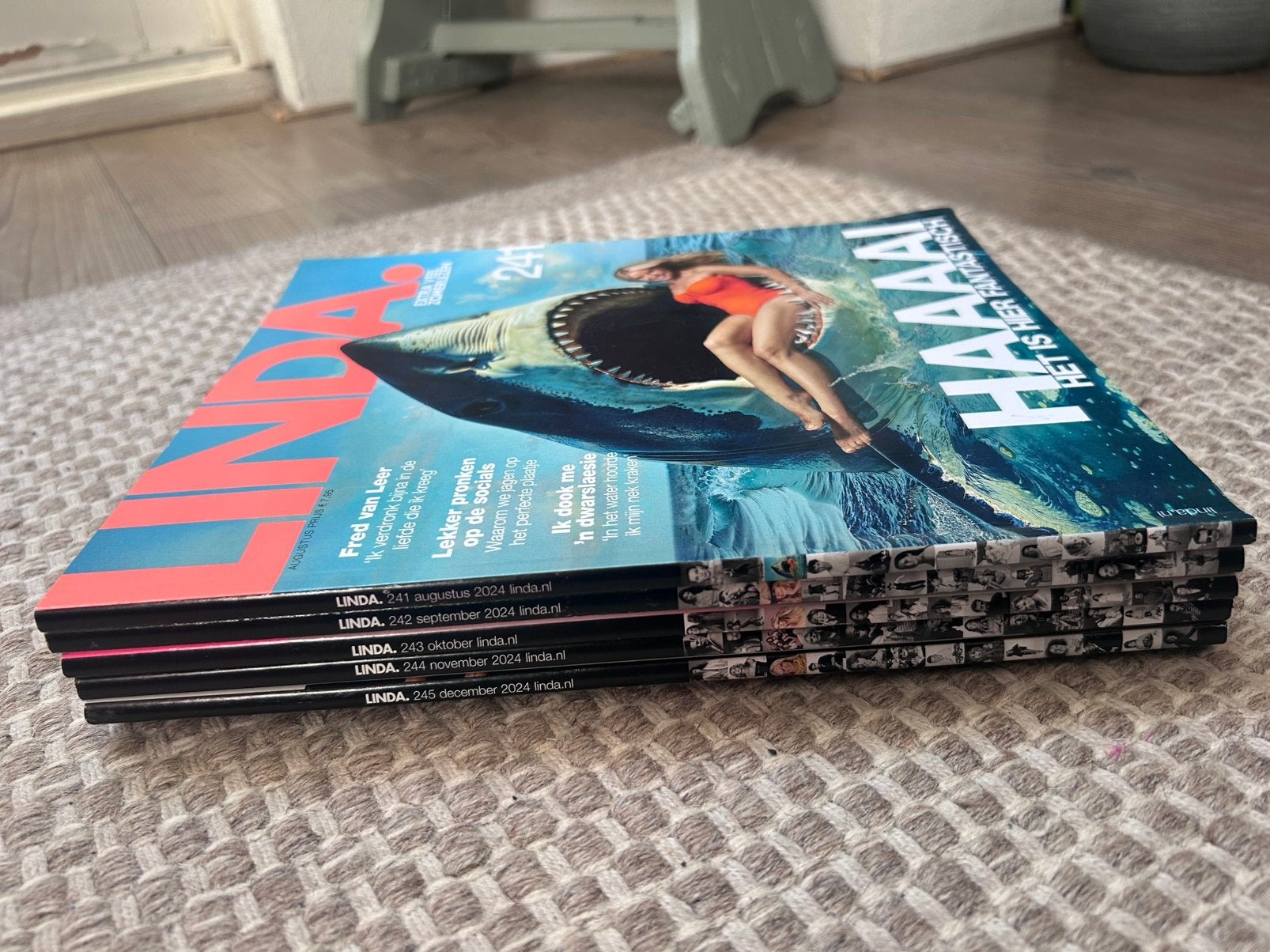 Linda jaargang 2024 5 stuks tijdschrift, Boeken, Ophalen of Verzenden, Zo goed als nieuw, Damesbladen