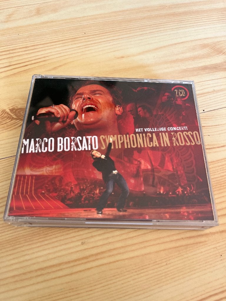 CD Marco Borsato - Symphonica in Rosso, Cd's en Dvd's, Ophalen of Verzenden, Zo goed als nieuw, Pop