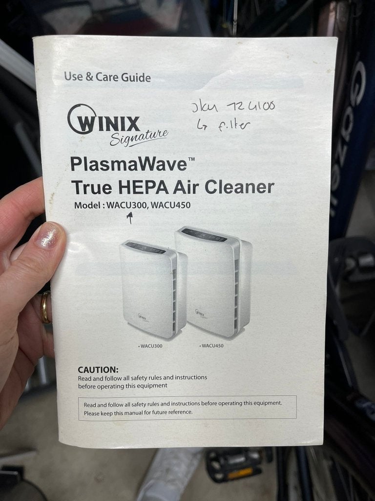 Winix Plasma Wave U300 luchtreiniger / air purifier, Ophalen, Gebruikt, Luchtreiniger