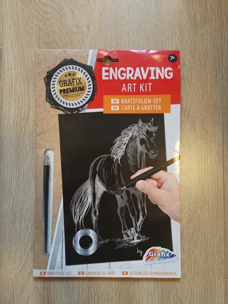 Krasfolie set paard, Ophalen of Verzenden, Nieuw, Overige typen