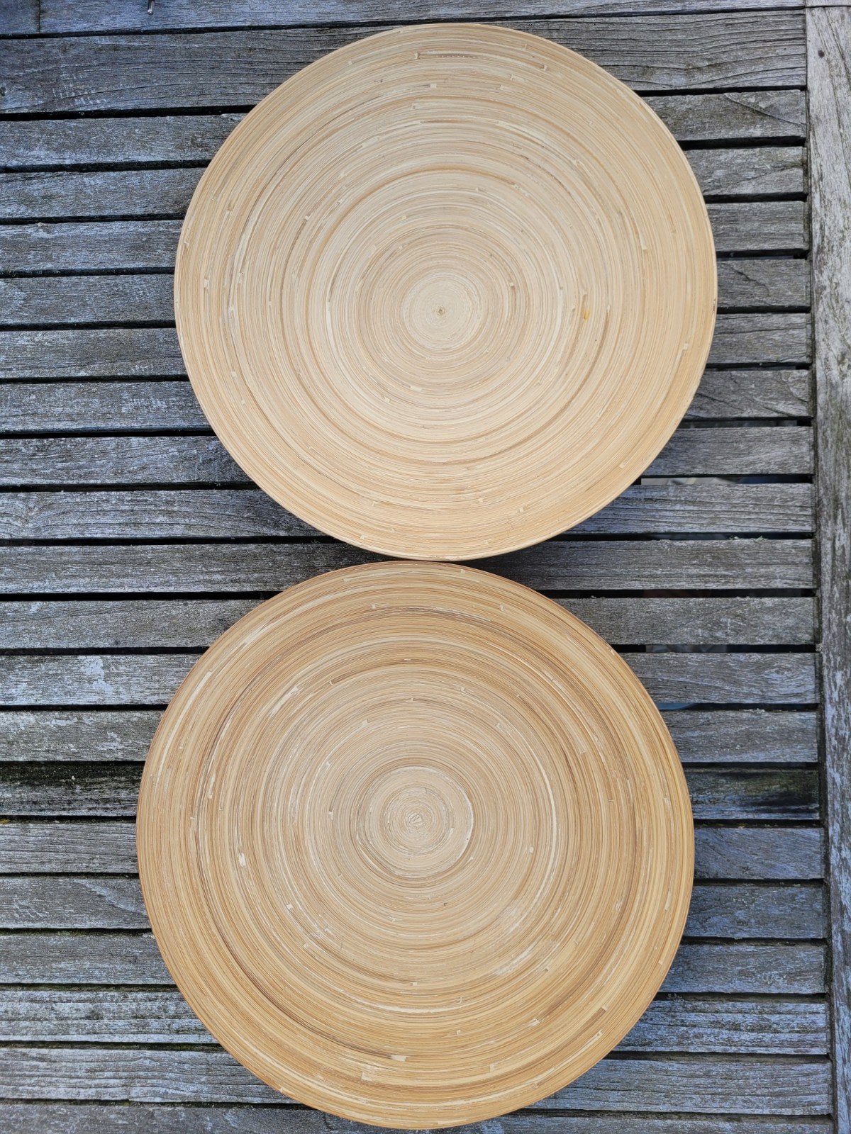 bamboe bord Ikea, Ophalen of Verzenden, Zo goed als nieuw, Beige, Overige typen