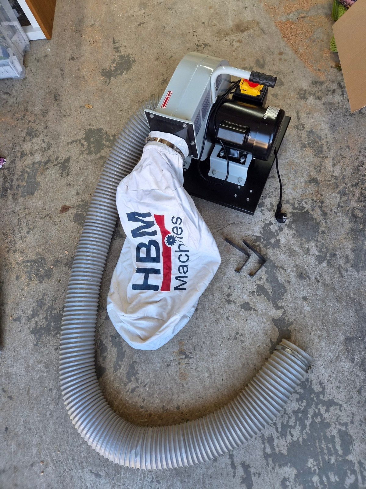 HBM 50 Stofafzuiginstallatie 1PK, Ophalen, Zo goed als nieuw