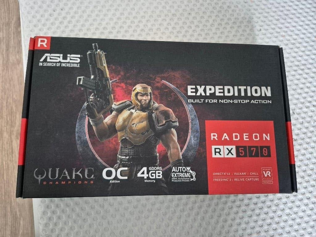 Videokaart Asus Radeon RX570, Computers en Software, Videokaarten, Ophalen of Verzenden, Gebruikt, GDDR5