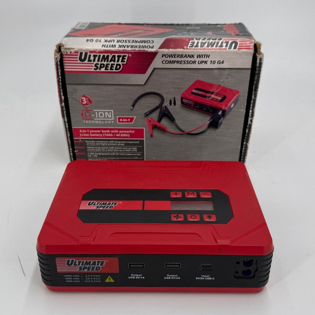 Ultimate Speed Powerbank met Compressor UPK 10 G4, Flex Ltd., Gebruikt, https://flex.com/contact-us, Nobelstraat 10, 5807 GA Oostrum LB, Limburg, Nederland
