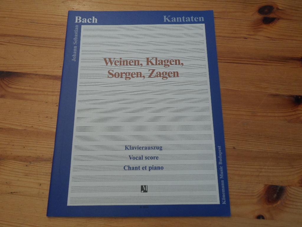 Bach - Kantaten, Muziek en Instrumenten, Bladmuziek, Klassiek, Ophalen of Verzenden, Artiest of Componist, Gebruikt