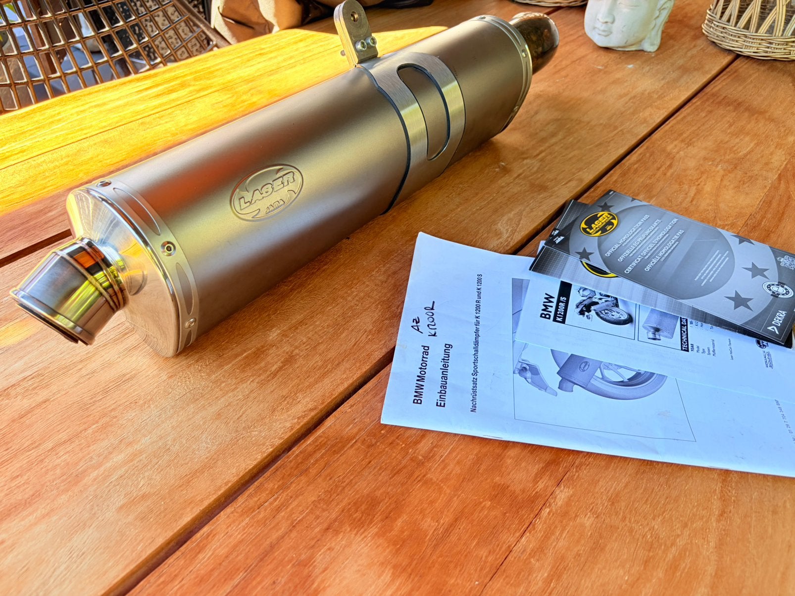 Laser X-treme uitlaat voor BMW K1200R/S, Ophalen, Gebruikt