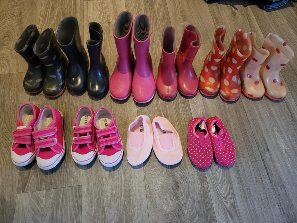 Diverse laarsjes en schoenen/sandalen, Kinderen en Baby's, Babykleding | Schoentjes en Sokjes, Ophalen, Gebruikt, Meisje, Schoentjes