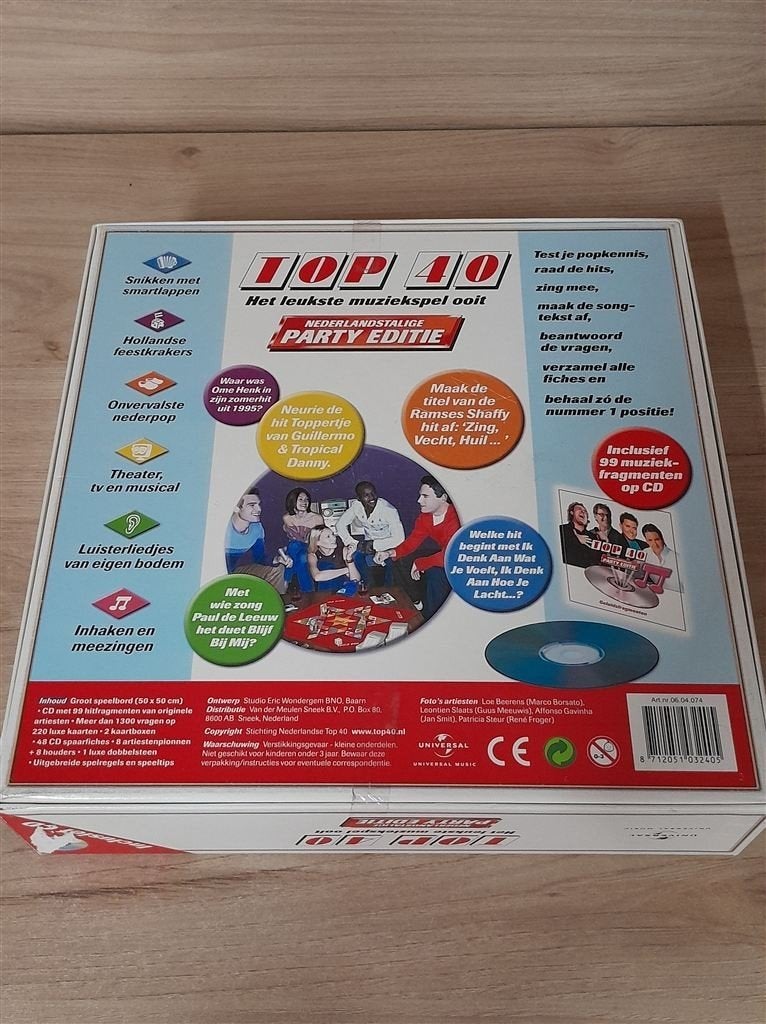 Top 40 spel - party editie - s5316, Hobby en Vrije tijd, Verzenden, Zo goed als nieuw