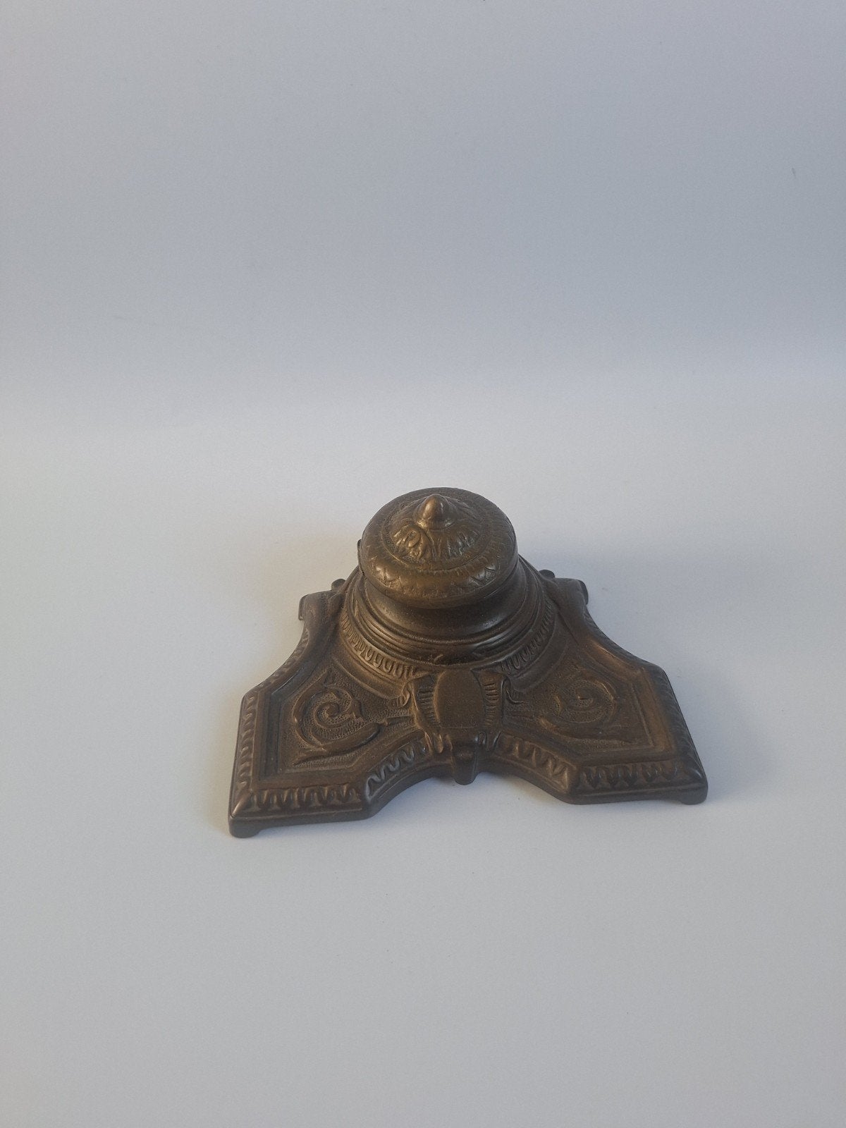 Antiek  inktpotjes houder, Ophalen of Verzenden