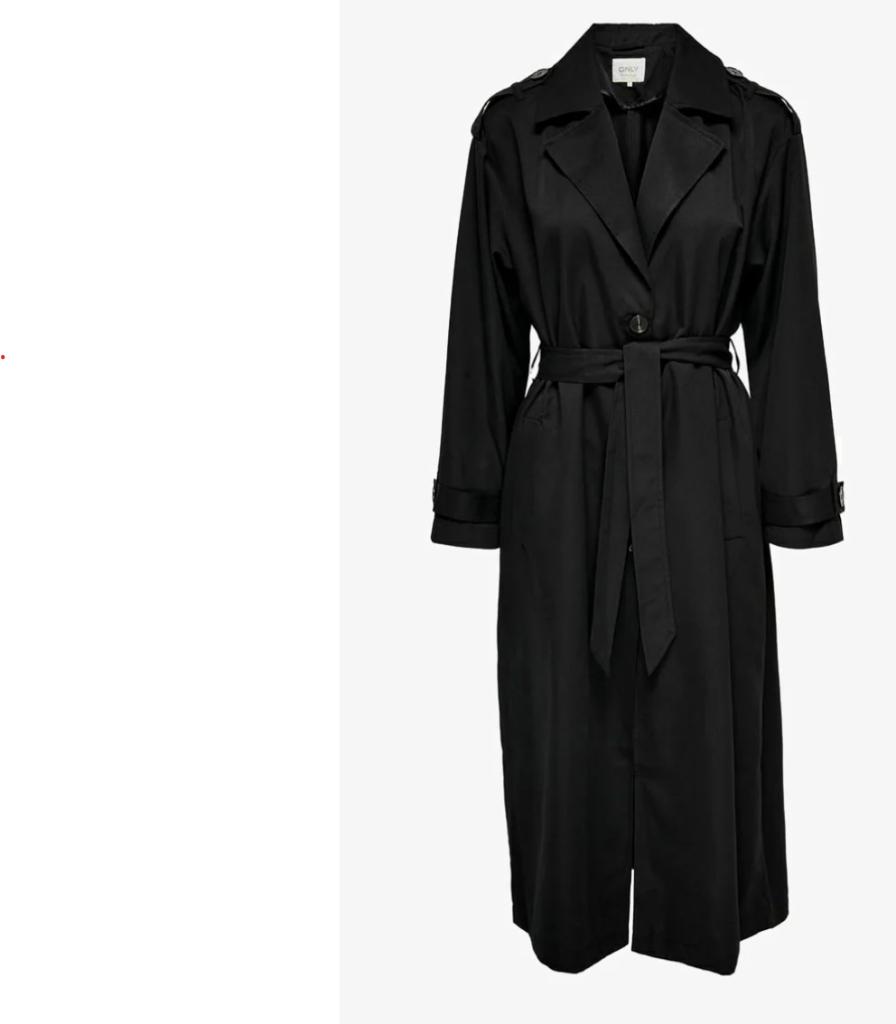 NIEUW Only Tall trenchcoat / zomerjas zwart maat M, Kleding | Dames, Jassen | Zomer, Maat 38/40 (M), Only, Zwart, Nieuw