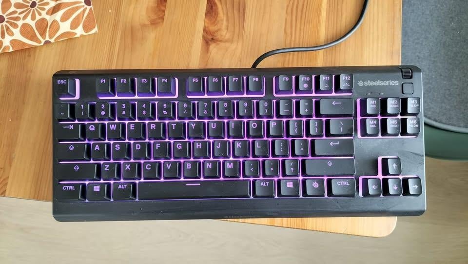 PC gaming keyboard Steelseries APEX 3 TKL, Gaming toetsenbord, Ophalen of Verzenden, Zo goed als nieuw, Qwerty