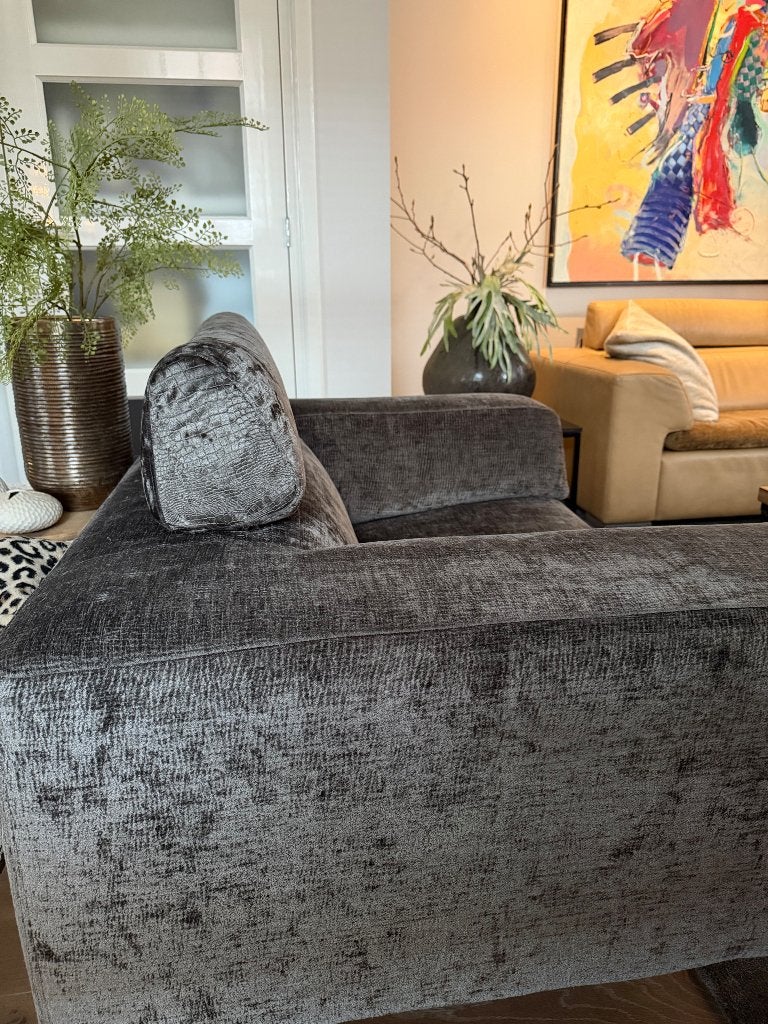 Foto 5 van Leolux Howlo design fauteuil – opnieuw bekleed – grijs