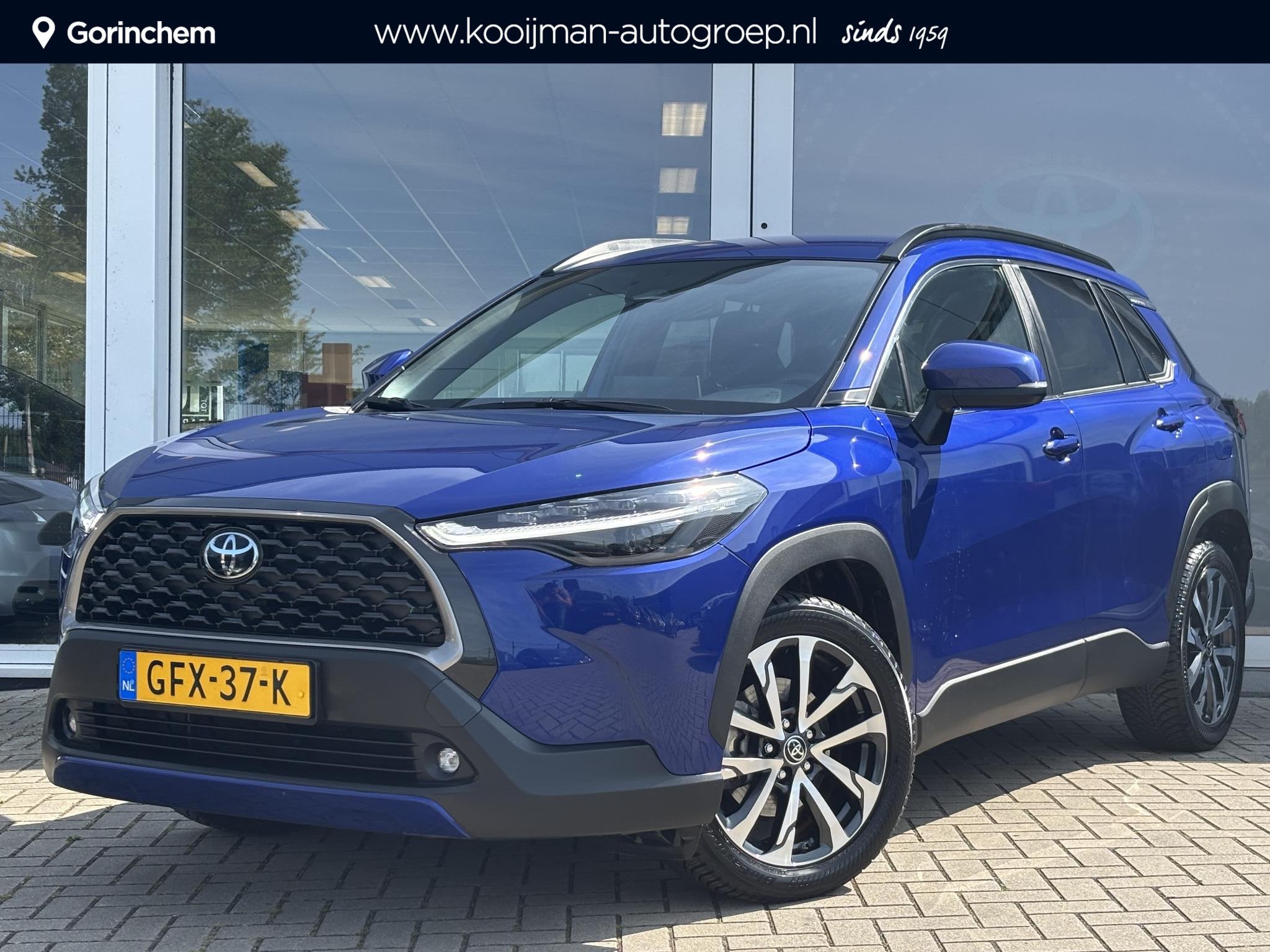 Toyota Corolla Cross Hybrid 140 Dynamic | All season banden, Auto's, Toyota, Stof, Gebruikt, 4 cilinders, Blauw