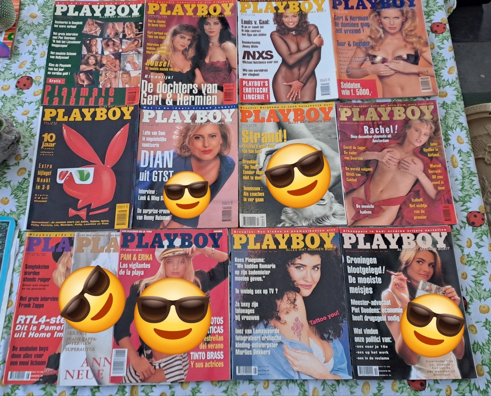 14 Vintage Playboy Magazines uit 1993, Boeken, Tijdschriften en Kranten, Ophalen of Verzenden, Zo goed als nieuw, Overige typen