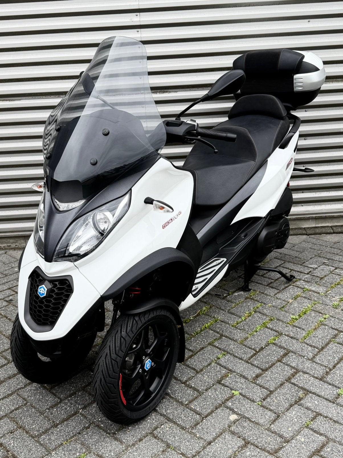 Nette Piaggio MP3 500 HPE ( Bouwjaar 2019 ) Topkoffer, Motoren, Bedrijf, Overig, ABS, 500 cc