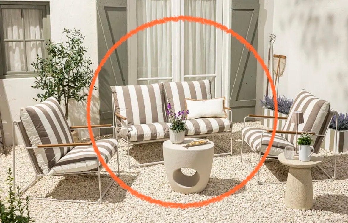 Leenbakker 2 zits buiten (deel Loungeset Palmas- beige, Tuin en Terras, Nieuw, Loungeset, Bank, Ophalen