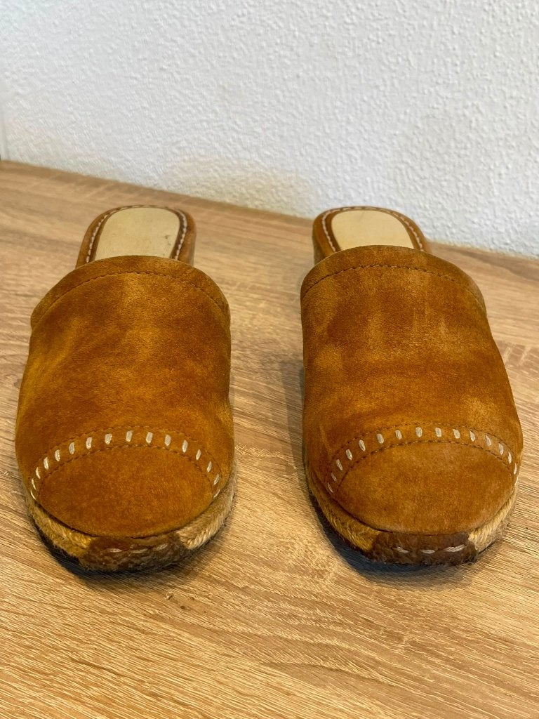 UGG Anises Muiltjes / Clogs Cognac Suède Maat 39, UGG, Bruin, Ugg, Ugg