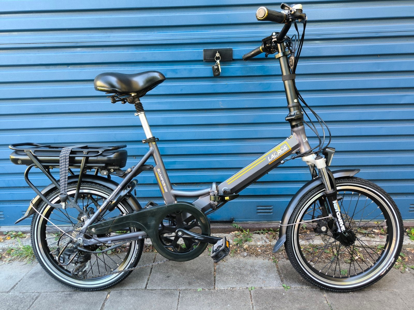 Lacros Scamper S200 Elektrische Vouwfiets, Fietsen en Brommers, Fietsen | Vouwfietsen, 20 inch of meer, Versnellingen, Ophalen of Verzenden
