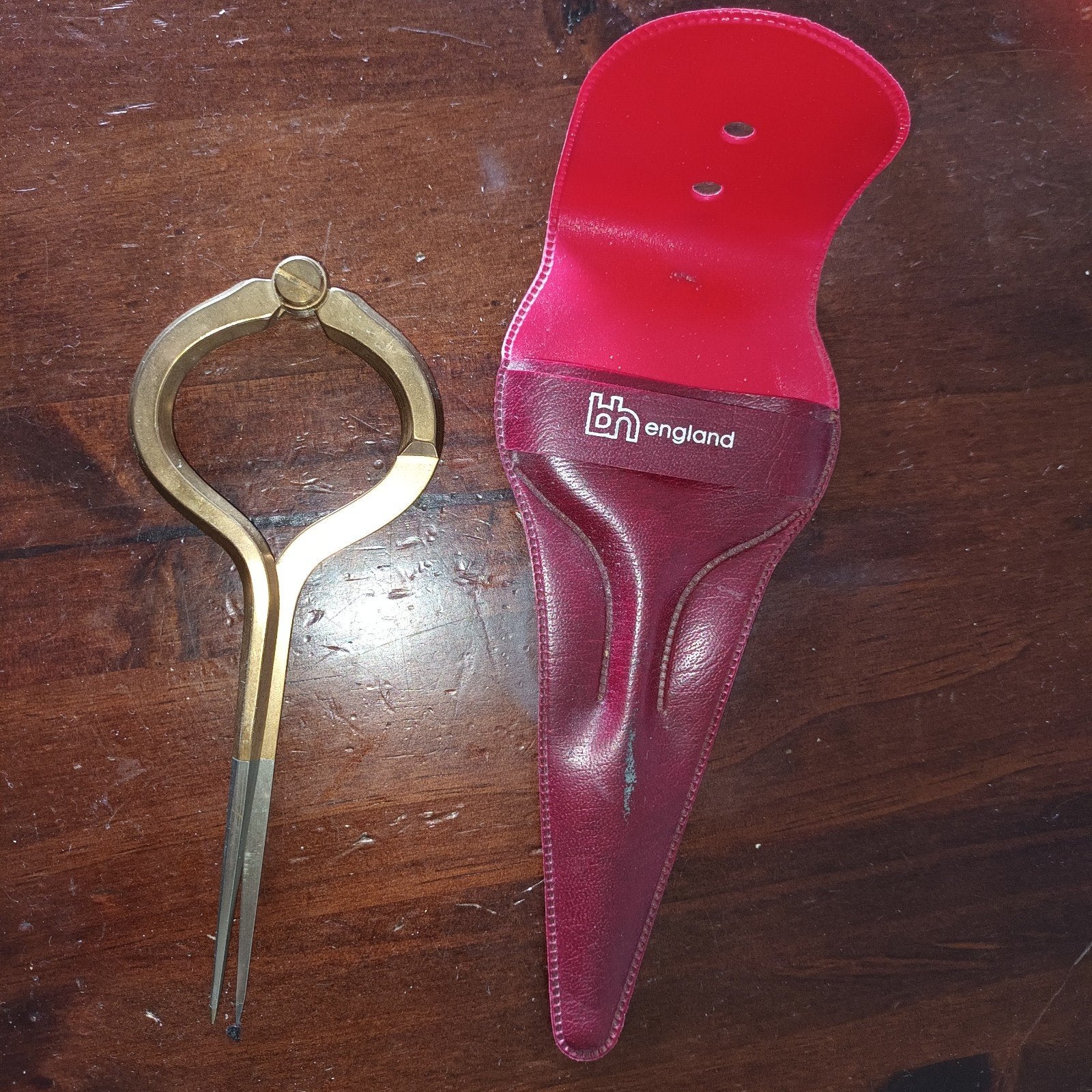 Messing kaartpasser BH England vintage izgst, Ophalen of Verzenden, Gebruikt