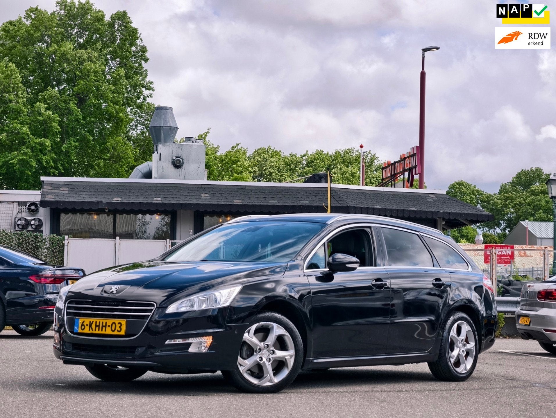 Peugeot 508 SW 1.6 THP Executive / NAP / NWE DISTR SET + WAT, Voorwielaandrijving, Stof, Gebruikt, Zwart