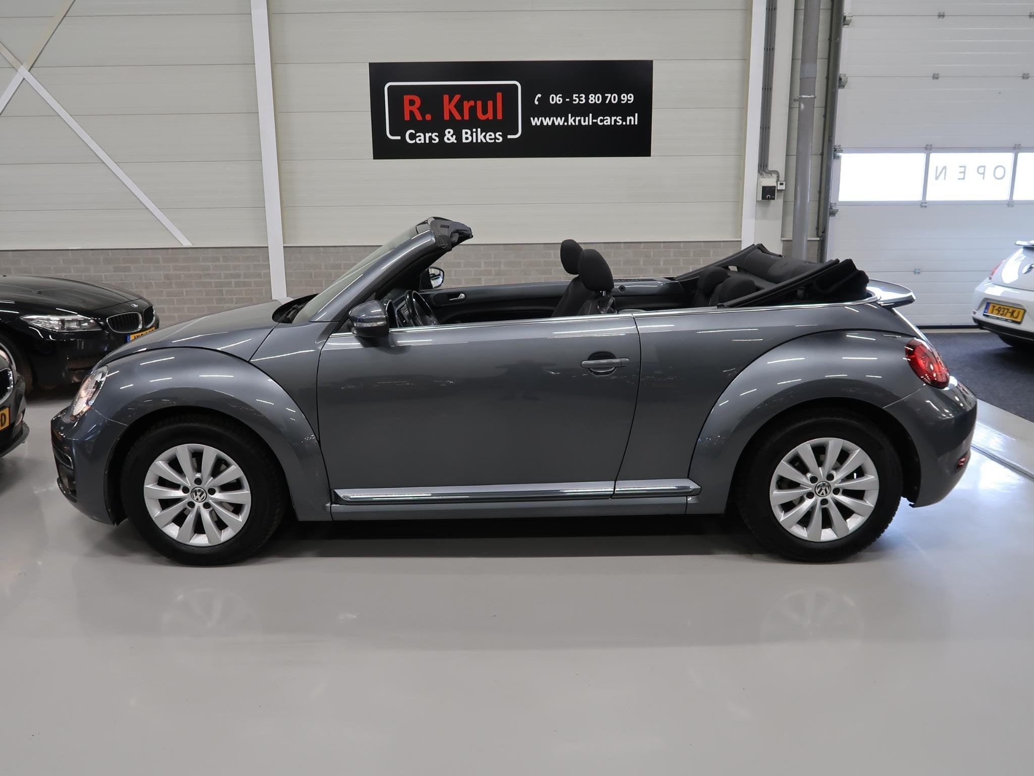 Volkswagen Beetle Cabriolet 1.2 TSI Design Airco-ecc Stoelve, Voorwielaandrijving, Stof, Gebruikt, 4 cilinders