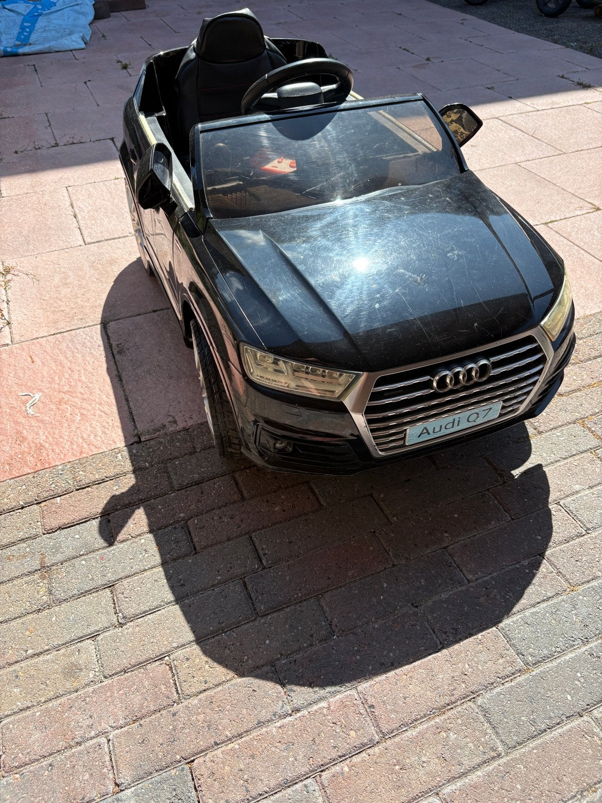 Elektrische kinderauto Audi Q7 met afstandsbediening, Ophalen, Gebruikt