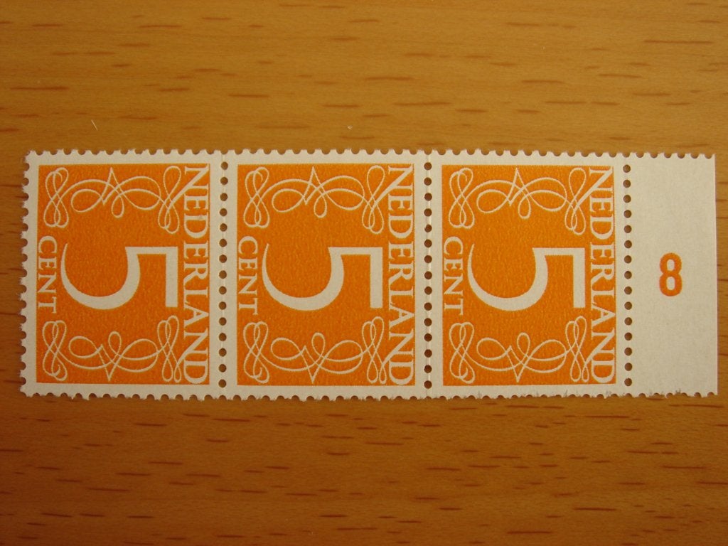 NVPH 465 Cijfer Type van Krimpen 3x, Postzegels en Munten, Postzegels | Nederland, Ophalen of Verzenden, Na 1940, Postfris