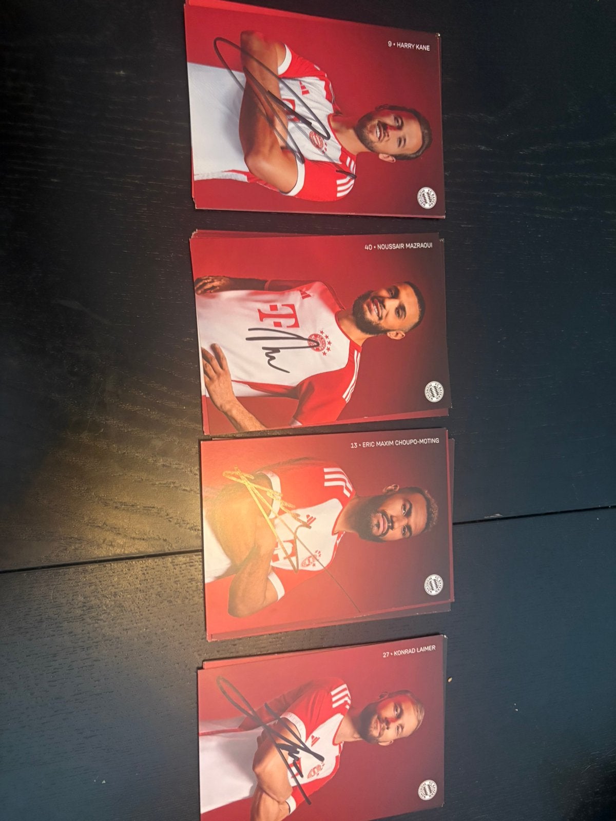 Gesigneerde Bayern München spelers Kaarten, Alle leeftijden, Ophalen of Verzenden, Zo goed als nieuw