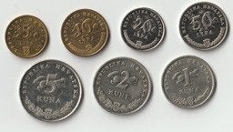 Kroatië lot 0,05-5 kuna (Kroatische inscriptie), Verzenden, Overige landen, Setje