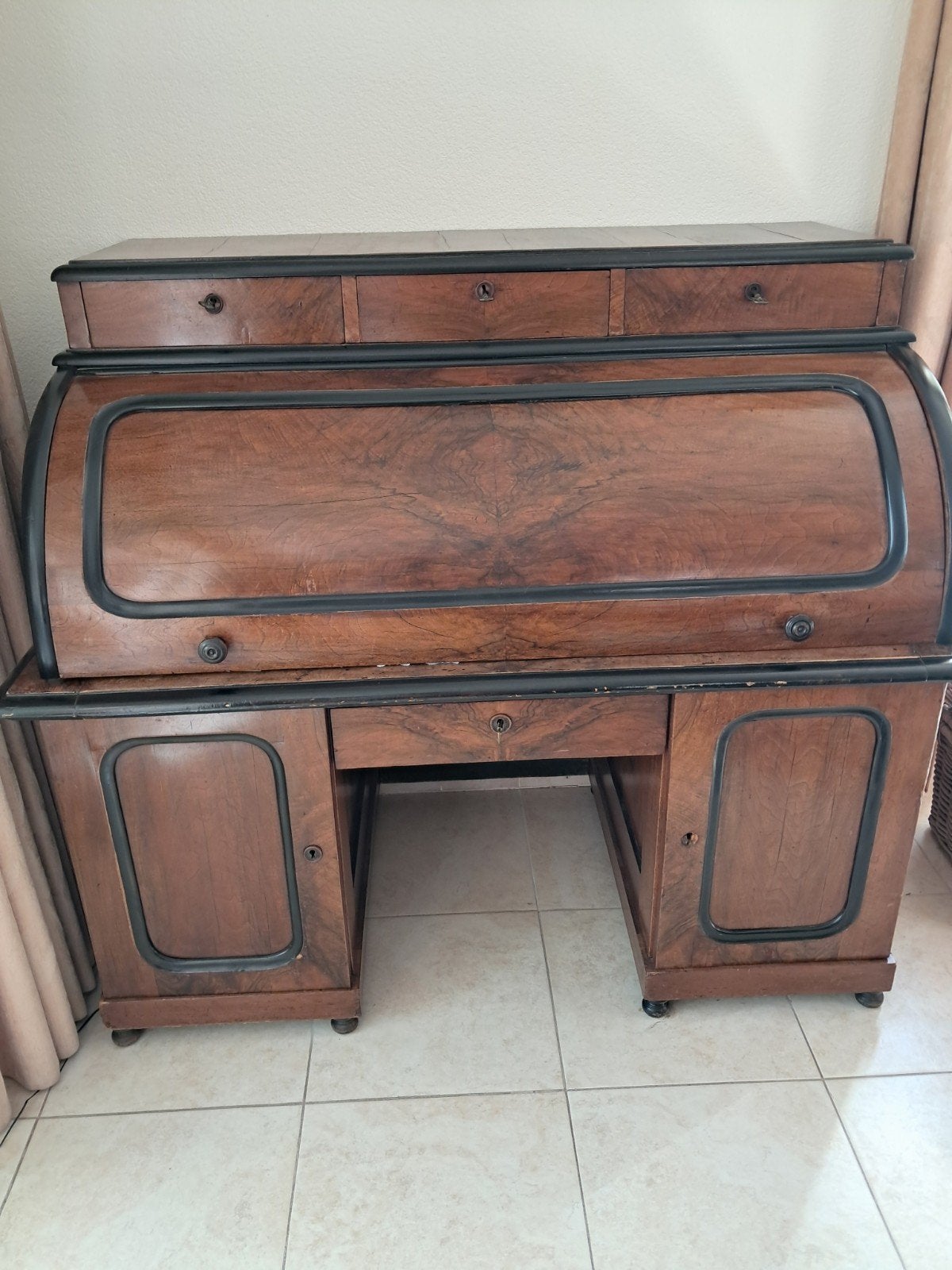 Antiek rolluikbureau / secretaire, Ophalen