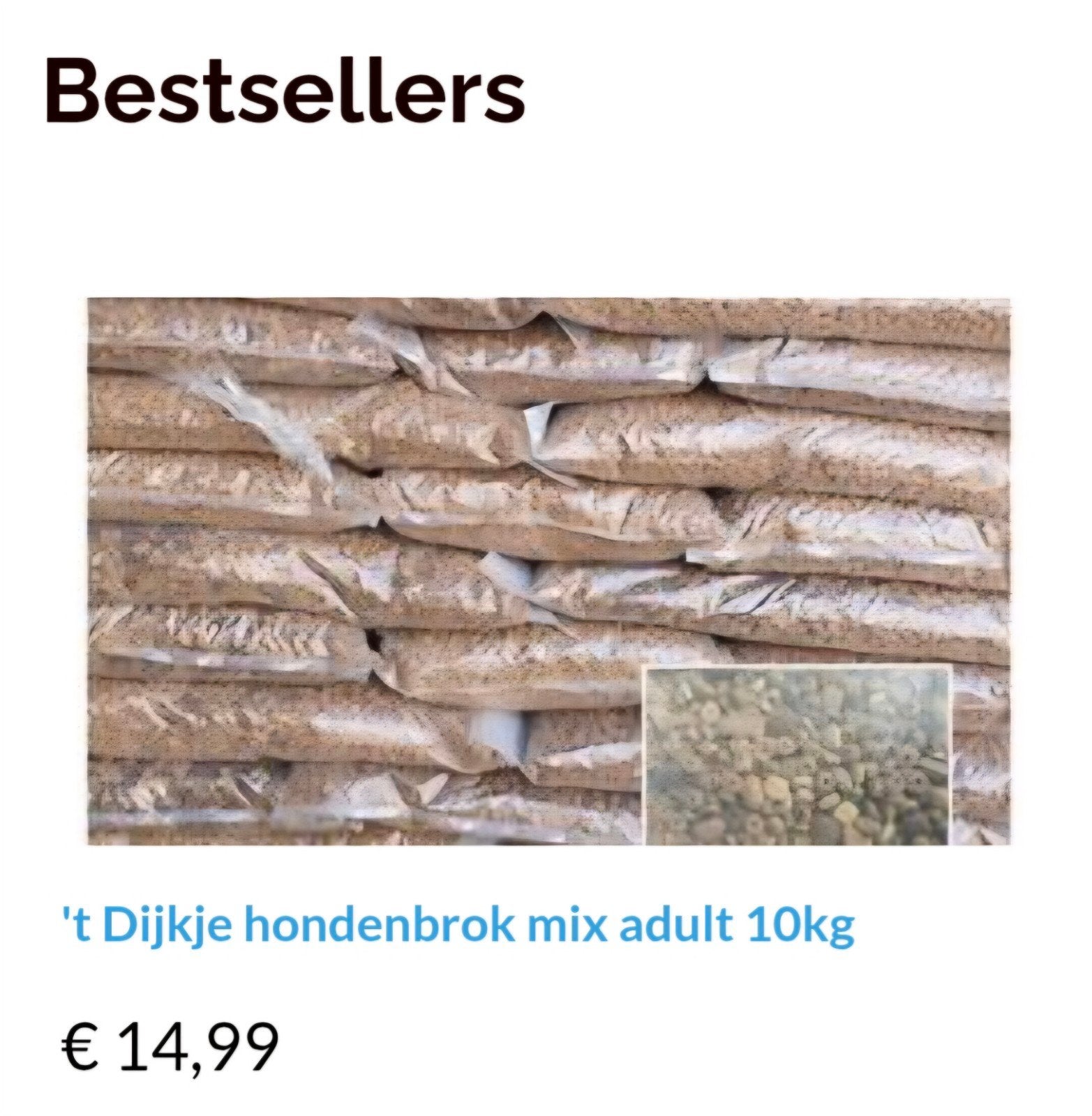 hondenvoer 't Dijkje, Ophalen of Verzenden, Hond