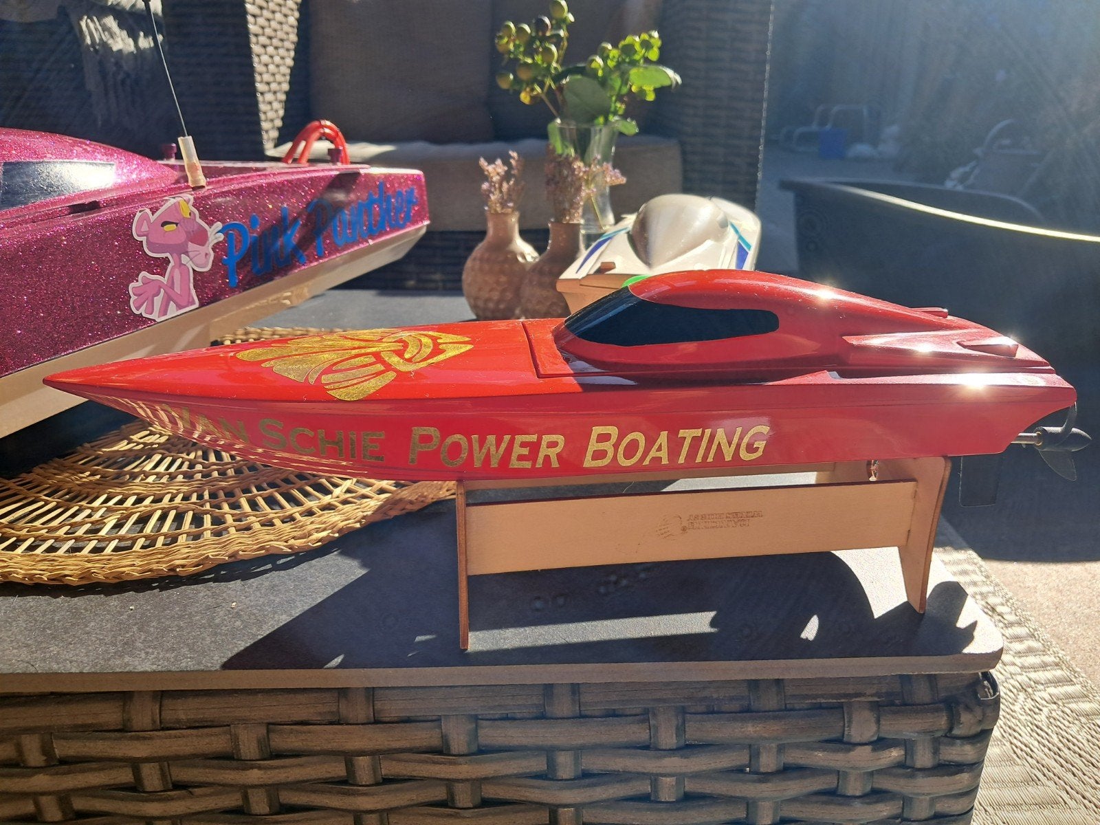 Mini MHz Speedboot RC Raceboot, Ophalen of Verzenden, Zo goed als nieuw