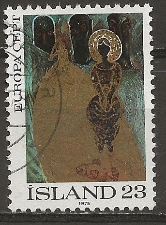 IJsland, Postzegels en Munten, Ophalen of Verzenden, IJsland, Gestempeld