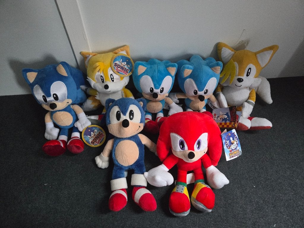 Sonic / Tails / Knuckles Knuffels, Overige merken, Overige karakters, Overige typen, Nieuw