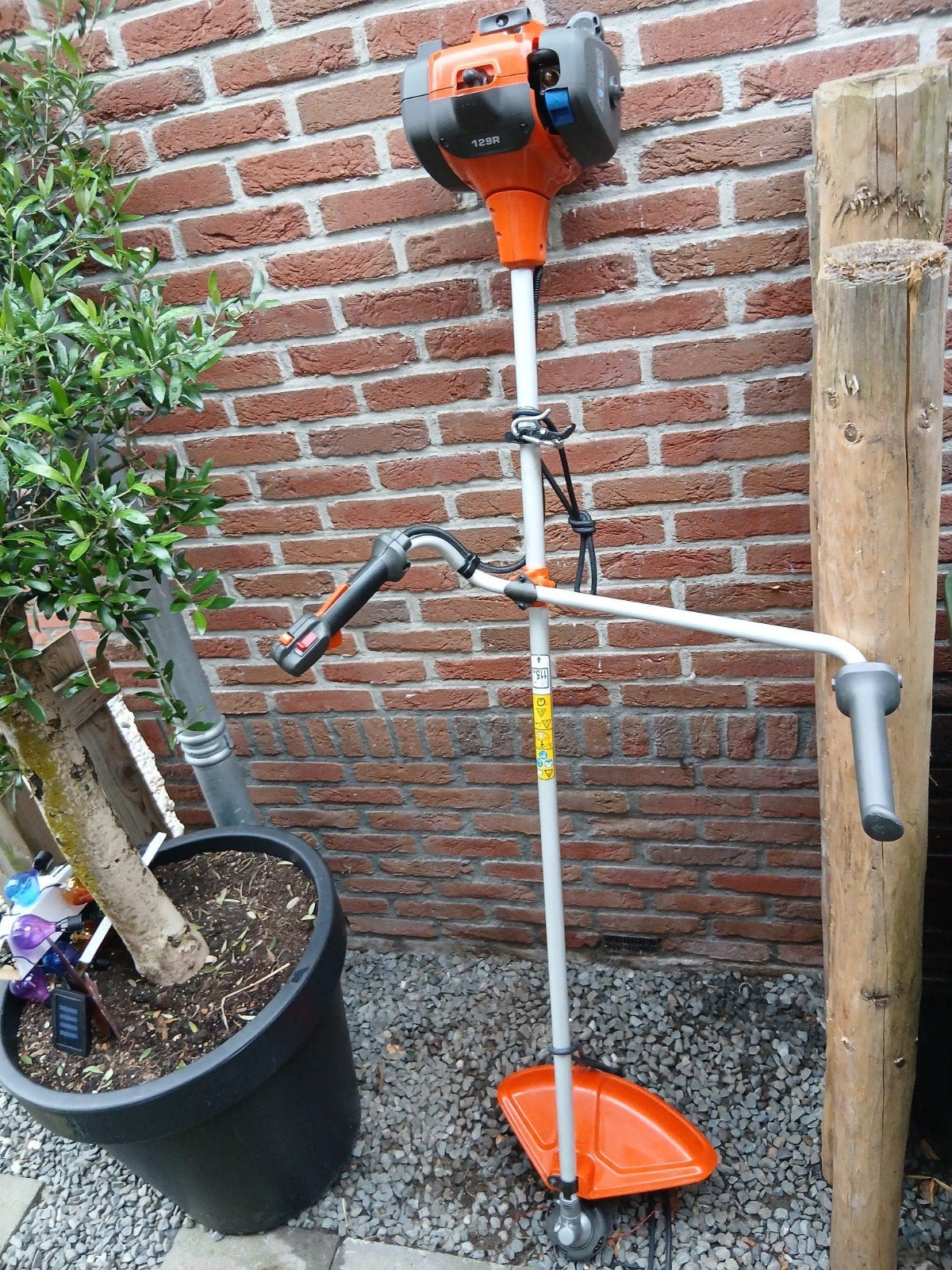 Husqvarna 129R bosmaaier, Ophalen, Zo goed als nieuw, Benzine