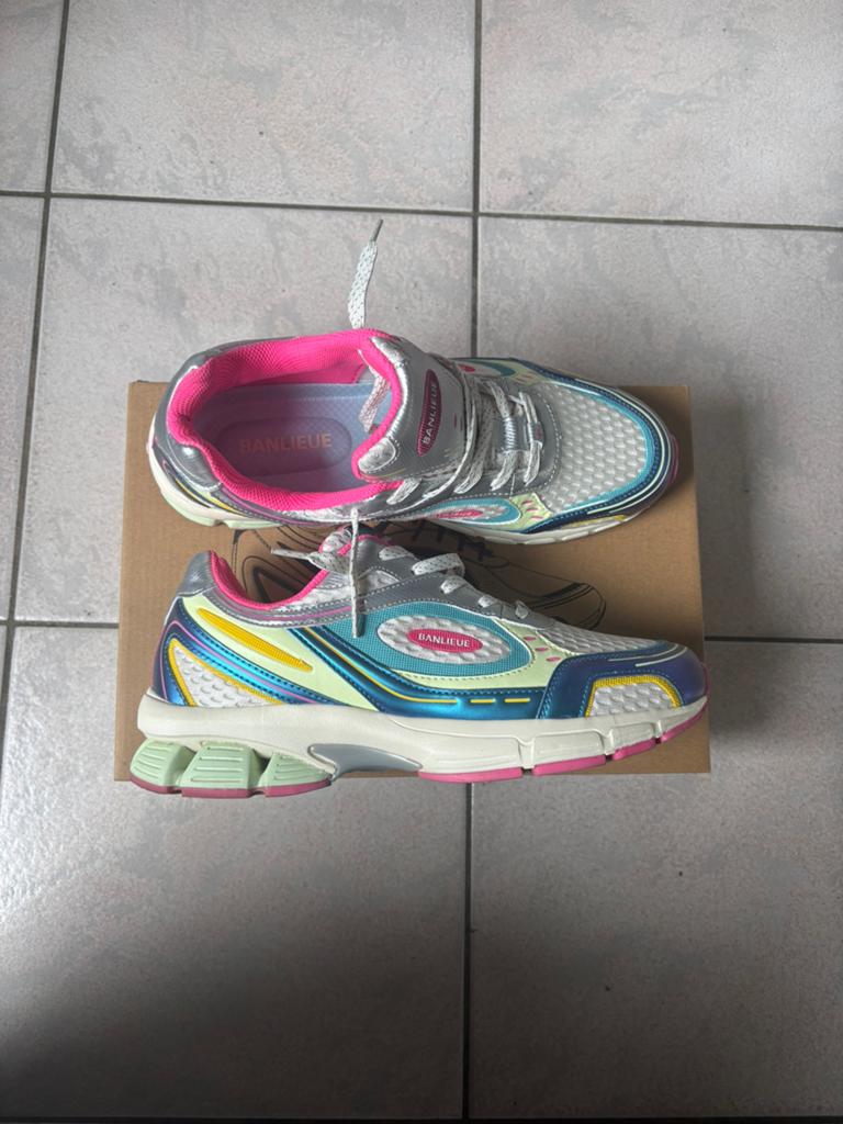 Banlieue multicolor sneaker maat 43, Kleding | Heren, Schoenen, Verzenden, Zo goed als nieuw
