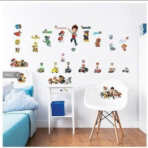 41 Paw Patrol Muurstickers - Walltastic, Nieuw, Ophalen of Verzenden, Nvt, Paw Patrol