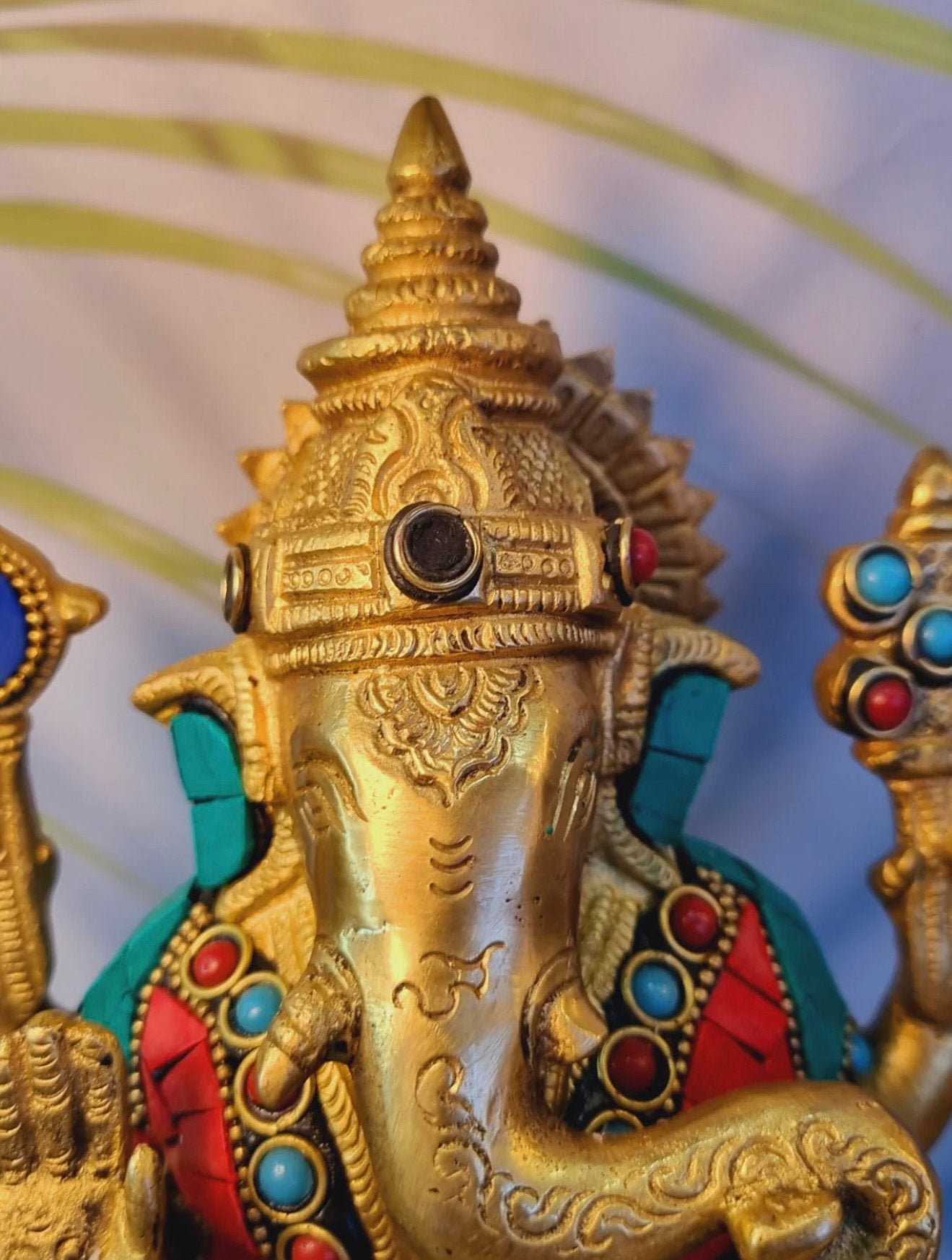 Prachtig Ganesha –8 Inch Messing (Brass) Handgemaakt, Ophalen of Verzenden, Nieuw