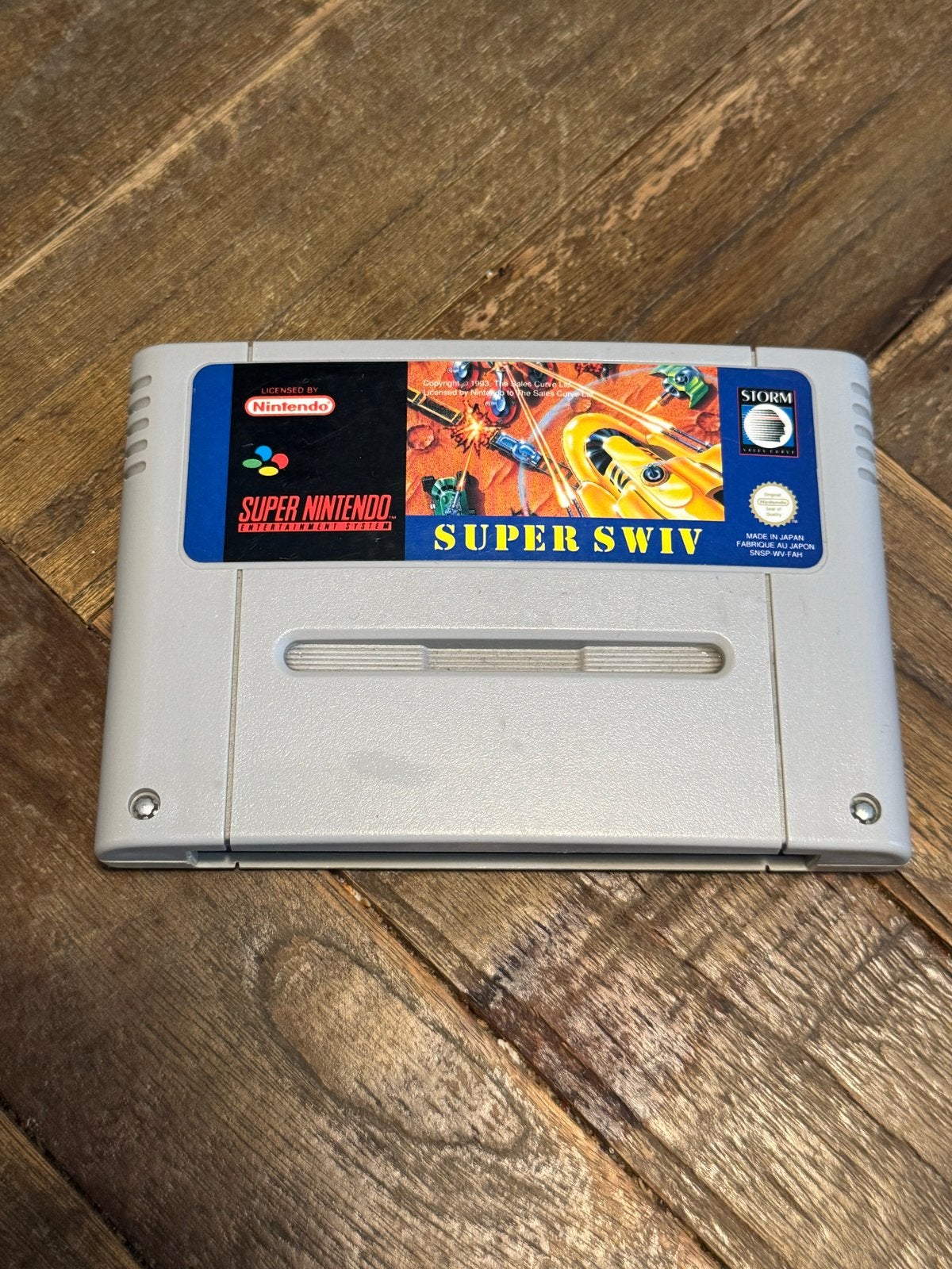 Super SWIV SNES - super nintendo, Gebruikt, Shooter, 1 speler, Ophalen of Verzenden