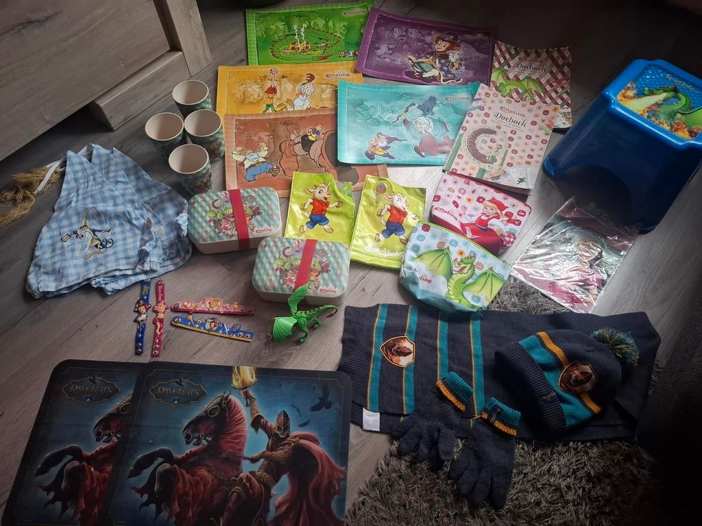 Efteling pakket sprookjesboon, Ravelijn, Pardoes, Ophalen of Verzenden, Zo goed als nieuw, Beeldje of Poppetje