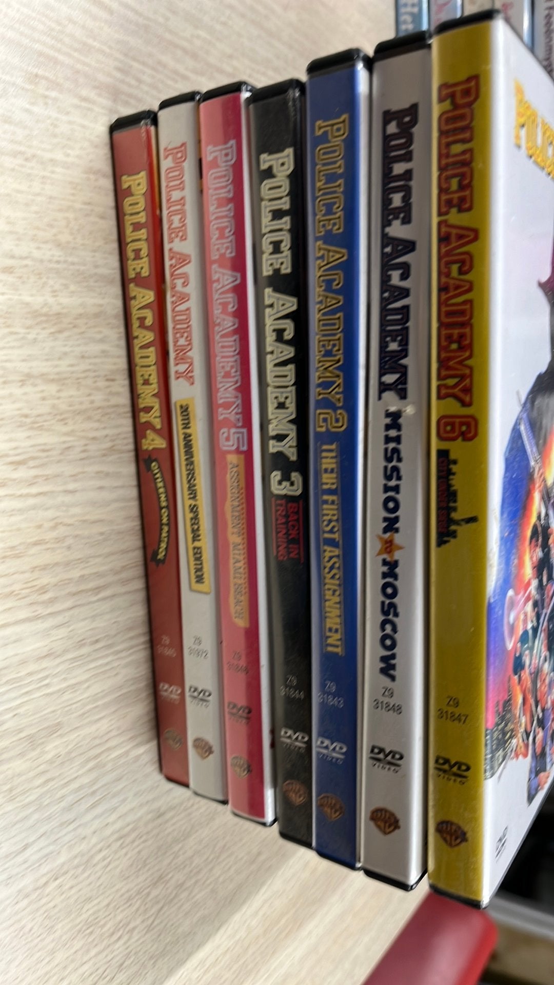 Collectie police academy dvds, Alle leeftijden, Ophalen of Verzenden, Gebruikt, Tv-programma of Sketches