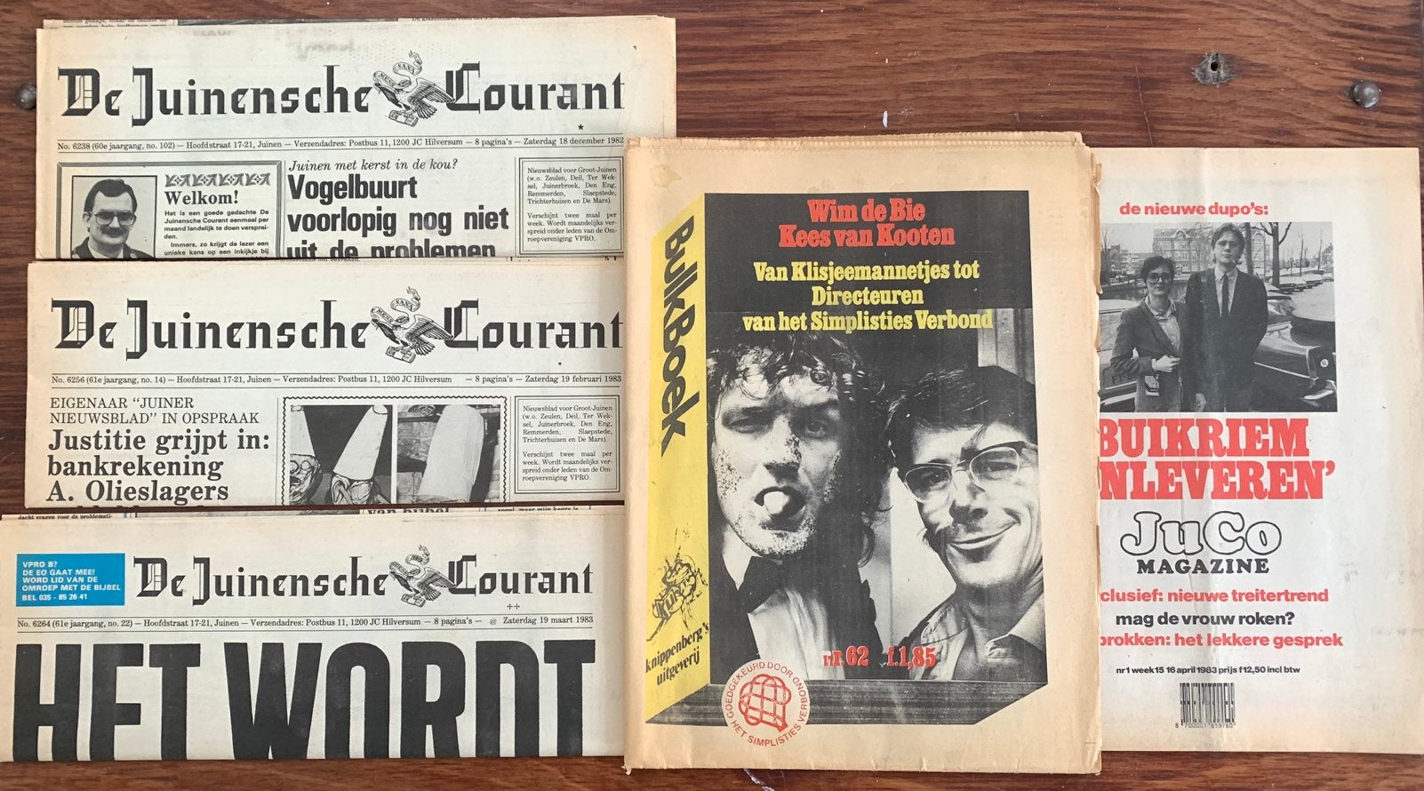 De Juinensche Courant, bulkboek, Juco nagazine, Boeken, Ophalen of Verzenden, Gelezen, Overige typen