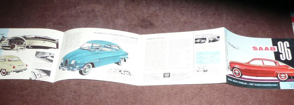 Saab 96 brochure 1960., Boeken, Saab 96 brochure 1960., Ophalen of Verzenden, Zo goed als nieuw, Overige merken