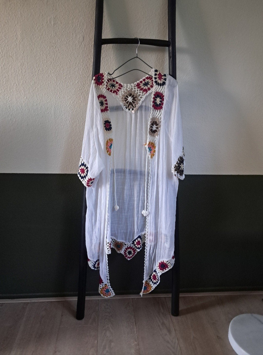 Ibiza Boho Tuniek 🛍, Maat 42/44 (L), TU, Zo goed als nieuw, Meerkleurig