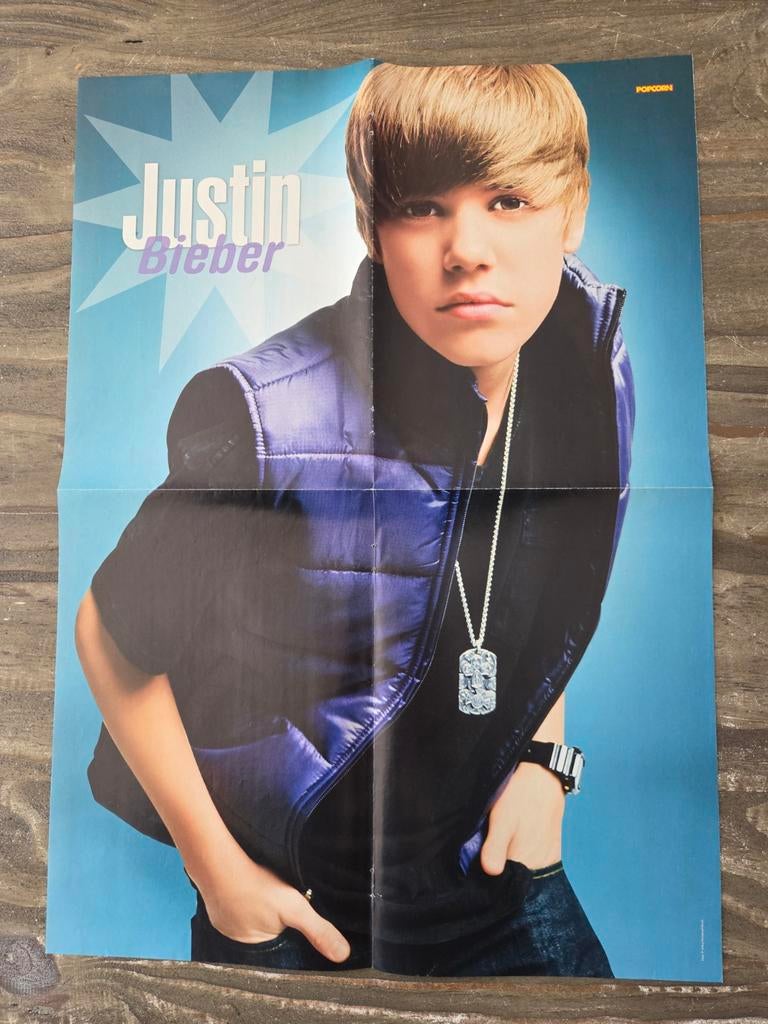 Justin Bieber Poster Pakket [9 Posters!], Ophalen of Verzenden, A1 t/m A3, Muziek, Rechthoekig Staand
