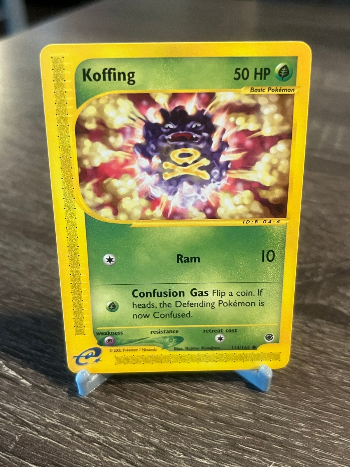 Koffing (114/165) - Expedition - EX, Ophalen of Verzenden, Gebruikt, Losse kaart