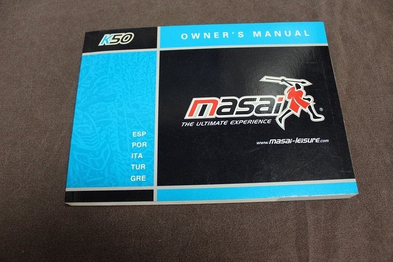 Masai K50 quad owner's manual, Ophalen of Verzenden, Gebruikt
