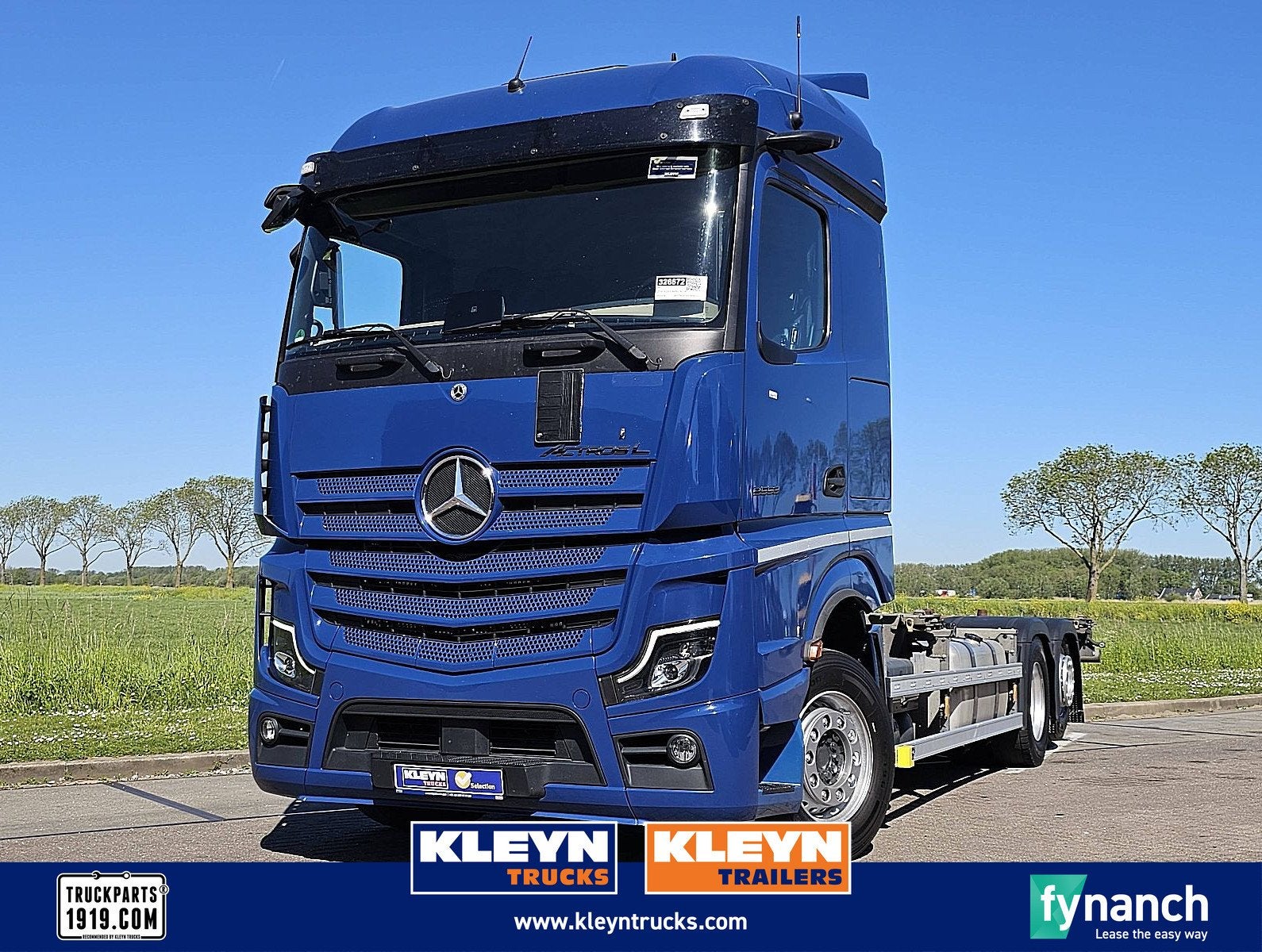 MERCEDES-BENZ ACTROS 2553 oil retarder 6x2*4, Auto's, Euro 6, Blauw, Mercedes-Benz, Bedrijf
